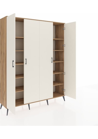 Hyperion Gardrop 10 Raflı 4 Kapaklı 176x44x221 Çam-aytaşı/çam Aytaşı/çam Hyperion Gardrop 10 Raflı 4 Kapaklı 176x44x221 Çam-aytaşı/çam Aytaşı/çam