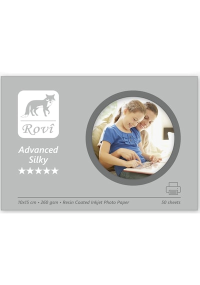 Rovi Advanced Ipek  Fotoğraf Kağıdı 260Gsm 50Yp 10X15