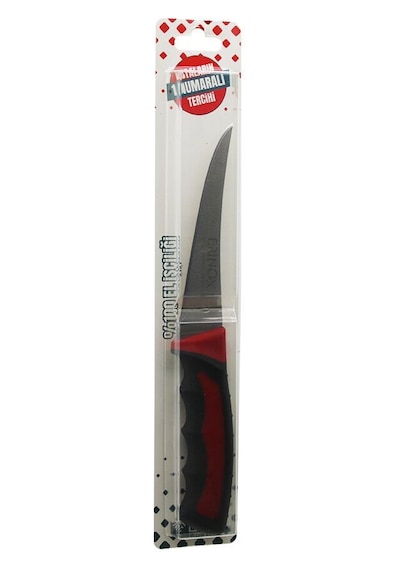 Erinox Et Bıçak Ve Kurban No-1 R032k R-030k Sıyırma Soft Çift Baskı Renkli Plastik Saplı - 15'li Paket