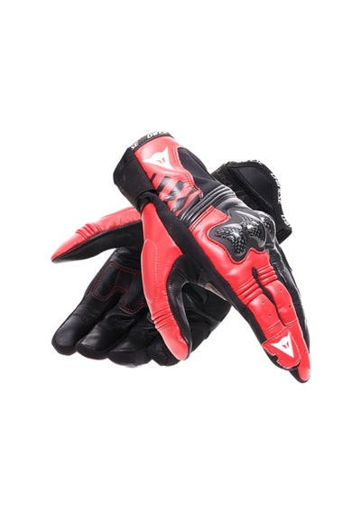 Dainese Daınese Eld/ Reacto Carbon Short Gloves Black/ Red Lava