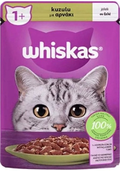 Whiskas Pouch Kuzu Etli Yetişkin Konserve Kedi Maması 85 Gr 6 Adet