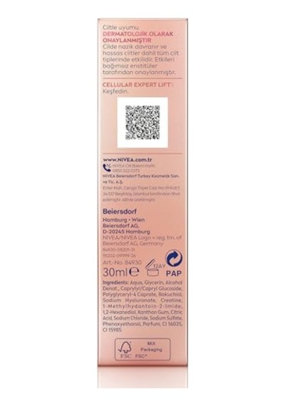 Cellular Expert Lift Şekillendirici Ve Sıkılaştırıcı Serum 30ml, Doğal Retinol Alternatifi Bakuchiol,kırışık