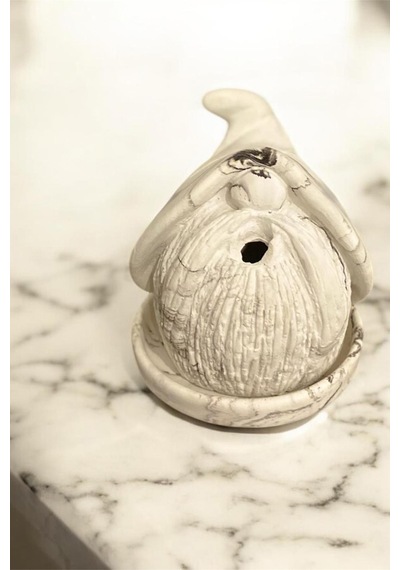 Mermer Desen Şirin Baba Buhardanlık Tütsülük 9x9 Cm