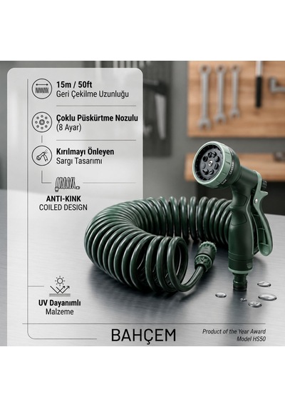 Spıral Garden Hortum Premıum 1/2 15mt