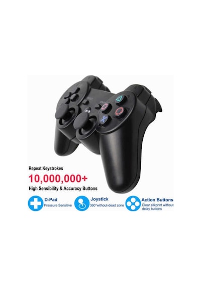 Ps3 Oyun Kolu Joystick Kablosuz Kol Wireless Playstation 3 Uyumlu