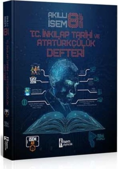 İsem 2023 8. Sınıf Akıllı İsem T.c: İnkılap Tarihi Ve Atatürkçülük Defteri