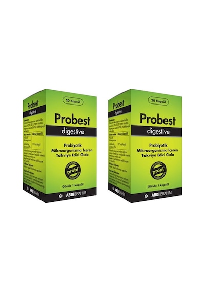 Probest Digestive 20 Kapsül 2'li Avantaj Paketi
