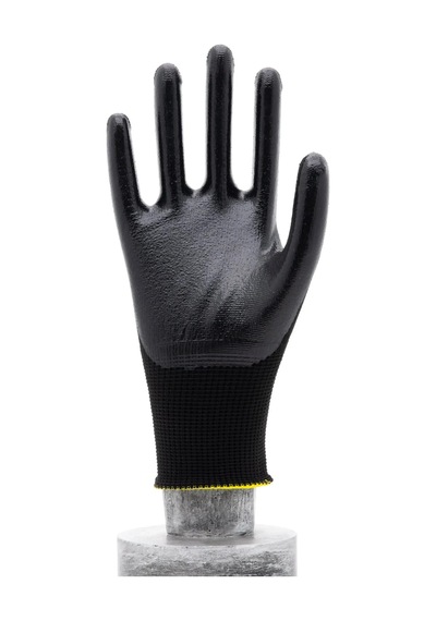 Faba Ep-1402 Polyester Örme İş Güvenliği Eldiven Siyah