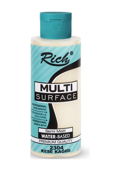 Rich Akrilik Boya Multi Surface 120 Cc Kese Kağıdı 2304 Çok Renkli