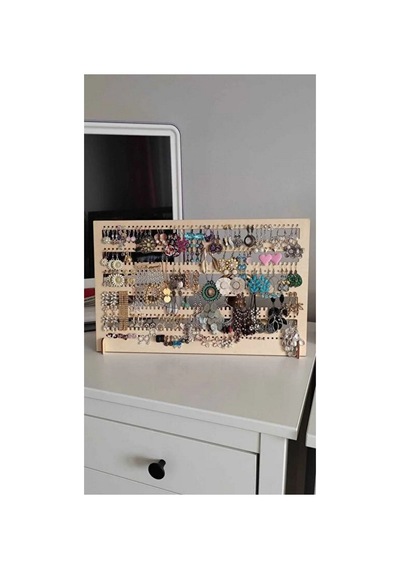 Küpe Organizer Küpe Düzenleyici Küpe Tutucu Küpe Asmak Için Sunum Standı Dekoratif Takı Standı Banu Banu