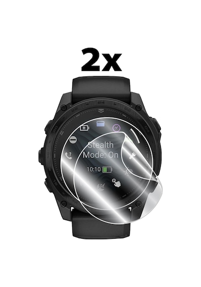 Garmin Tactix 8 51 Mm Uyumlu Amoled - Solar - Ab Elıte Ipg Hydrogel Ekran Koruyucu 2 Adet