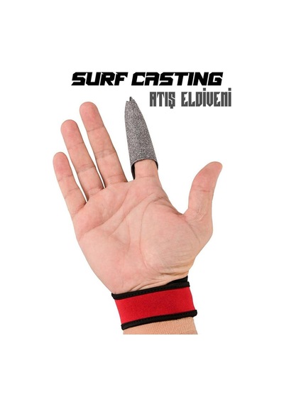 Fujin Pro Angler Surf Casting Atış Eldiveni Red