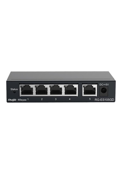 Ruıjıe Reyee Rg-es105d 5 Port 10/100 Tak Calıstır Metal Kasa Swıtch