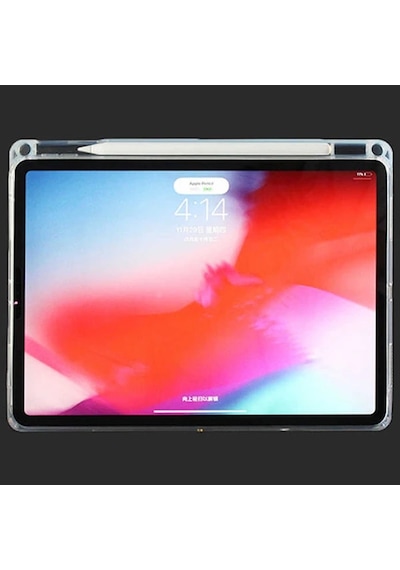 Ally Apple iPad Pro 11-inch 2021 - 2020 - 2018 Kalem Yerli Şeffaf Silikon Kılıf- 5775