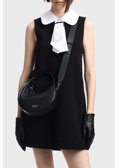 Emporio Armani Deri Çıkarılabilir Askılı Çanta Kadın Çanta Ew005671 Af29459 Uc001 Siyah