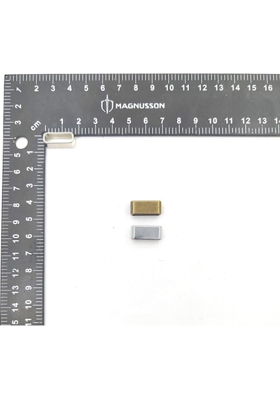 5x15 Deri Bileklik Ara Aparatı 100 Gram 5 X 15 Mm / Gümüş Rengi