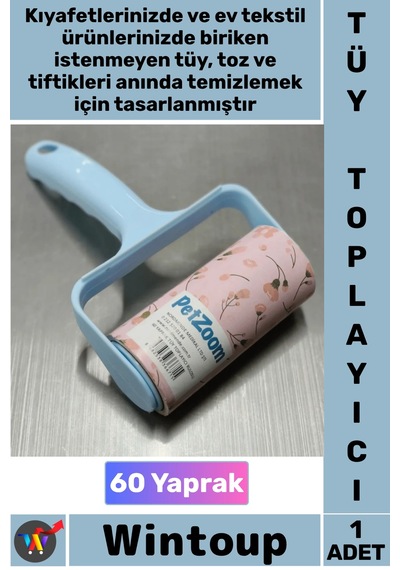 Tiftik Uzun Ömürlü Pratik Yapışkanlı Evcil Hayvan Kedi Köpek Tüyü Temizleme Seti Tiftik Tüy Toplama