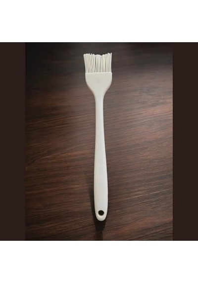 Silikon Yumurta Ve Yağlama Fırçası Büyük Boy- 27 Cm Krem Renkli Özel Seri