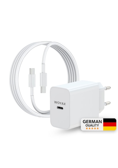 Woyax Apple Uyumlu iPhone 17 17 Pro 17 Pro Max 17 Air Hızlı Şarj Aleti 45W TYPE-C BEYAZ
