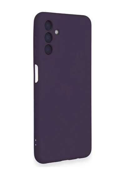 Newface - 393 - Samsung Galaxy A14 4g Kılıf Nano İçi Kadife Silikon - Edntrend - - Mor