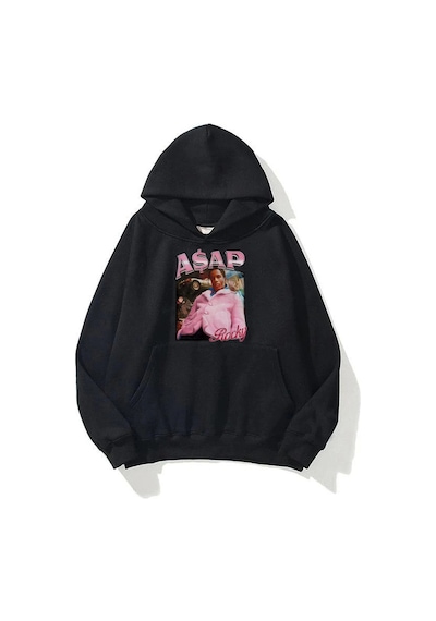 Tarzsokak Unisex Asap Rocky Siyah Sweatshirt