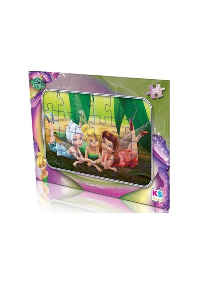 Ks Games Disney Periler Lisanslı 24 Parça Frame Puzzle - Kız Çocuk - Fa704