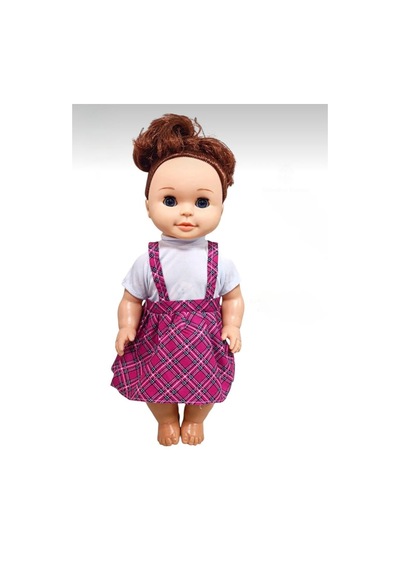 Konuşan Cansu Bebek Sesli Pilli 40cm Gözleri Açılıp Kapanan Sevimli Elbiseli Oyuncak Bebek 29452396