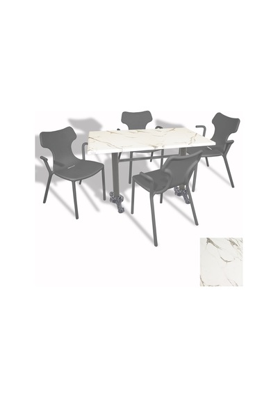 Çipa Döküm Ayak - Play Polipropilen Masa Takımı - 70x120 Werzalit, Wermodin Veya Allzalit Tabla - Afyon Mermer-antrasit Çok Renkli Çipa Döküm Ayak - Play Polipropilen Masa Takımı - 70x120 Werzalit, Wermodin Veya Allzalit Tabla - Afyon Mermer-antrasit Çok Renkli