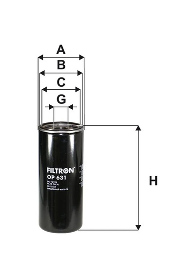 Op631 - Yağ Filtresi - Filtron