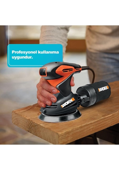 Worx WX652.1 320W 125MM Profesyonel Eksantrik Zımpara