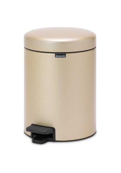 Brabantia Çöp Kutusu 5 Litre Newicon Pedallı Şampanya Rengi 30442