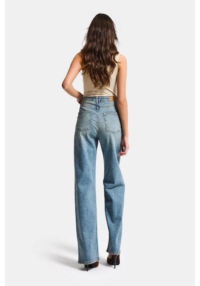 Itsbasic Kadın T.kot Rengi 4s6-32 Straight Fit Yüksek Bel Komfort Kumaş Denim Jean Itsbasic Kadın T.kot Rengi 4s6-32 Straight Fit Yüksek Bel Komfort Kumaş Denim Jean