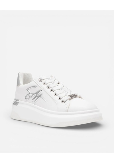 Steve Madden Glacıal-sm Whıte Kadın Beyaz Sneakers Glacıal-sm