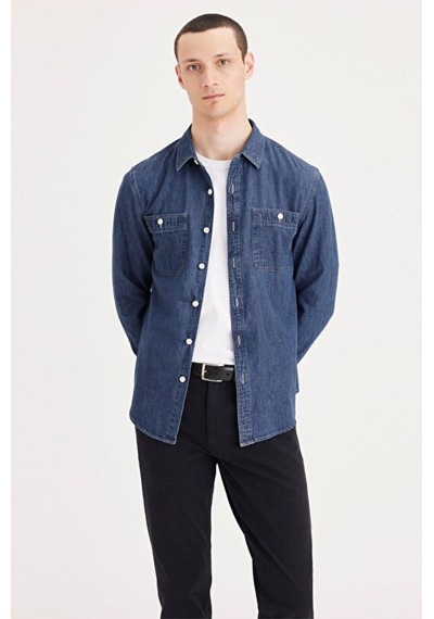 Dockers Erkek Gömlek A0877-0053 İndigo