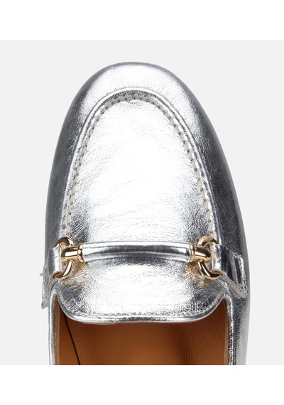 Hotiç Kadın Deri Lame Metalik Klasik Loafer 01ayh321350a210 01ayh321350a210