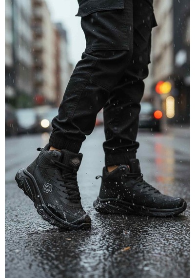 Scooter Tekstil Siyah Su Geçirmez Unisex Outdoor Bot G2018 G Tekstil Siyah