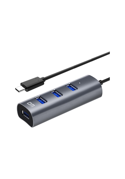 Dm Chb010 Type-c To Usb 3.0 4 Portlu Alüminyum Hub Çoklayıcı