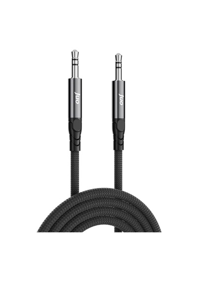 Stereo 3.5mm Trs Jack Örgülü Aux Ses Kablosu 3 Metre