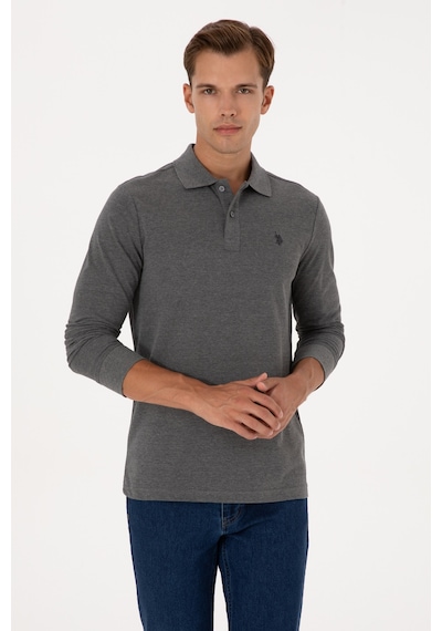 U.s. Polo Assn. Erkek Antrasit Melanj Sweatshirt 50307688-vr081 Antrasit Melanj