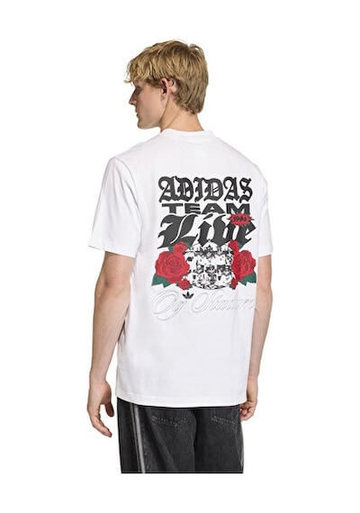 Adidas Gfx T Erkek Günlük Tişört Kd0481 Beyaz Beyaz
