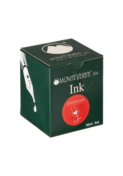 Monteverde Bottle Ink 90 Ml Love Red Mürekkep Çok Renkli