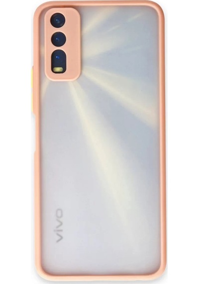 Newface Vivo Y11s Kılıf Montreal Silikon Kapak - Pembe