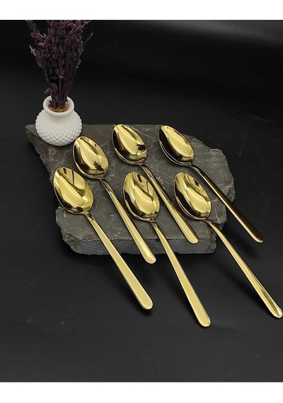 Gold 6 Adet Nescafe  Kaşık Gold