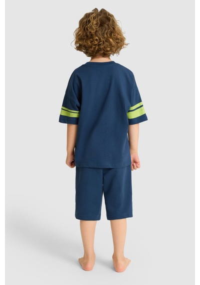 U.s. Polo Assn. Erkek Çocuk Koyu İndigo Pijama Takım 50326860-vr089