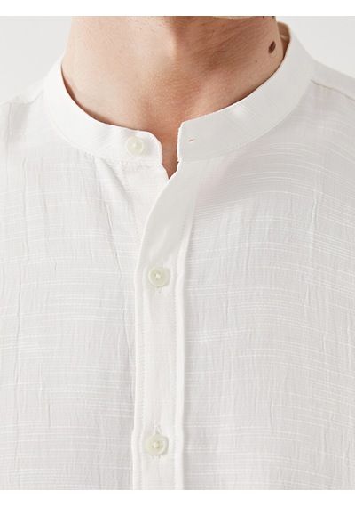 Lcw Vision Beyaz Regular Fit Uzun Kollu Poplin Erkek Gömlek