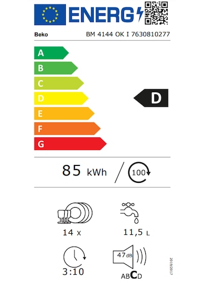 Beko BM 4144 OK I 4 Programlı 14 Kişilik Bulaşık Makinesi