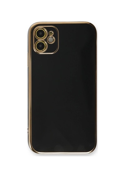 Apple Uyumlu  iPhone 11 Kılıf Volet Silikon - Siyah 0.2M-Çok Renkli