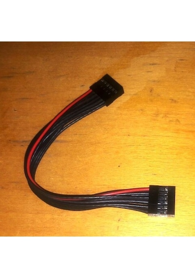 Devredünyası Uzatma Kablosu 10Cm - 2X6 Dişi Dişi Konnektör