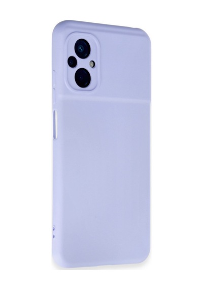 Xiaomi Poco M5 Uyumlu Kılıf Nano İçi Kadife Silikon - Lila