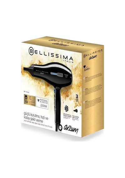 Arzum AR5004 Bellissima Profesyonel 2200 W Saç Kurutma Makinesi + AR5029 Rosy Epilatör